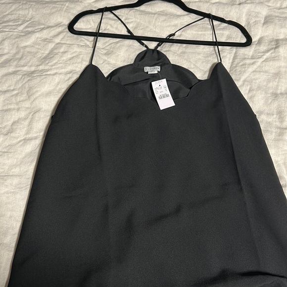 NWT Black scalloped J.Crew camisole - Picture 1 of 2
